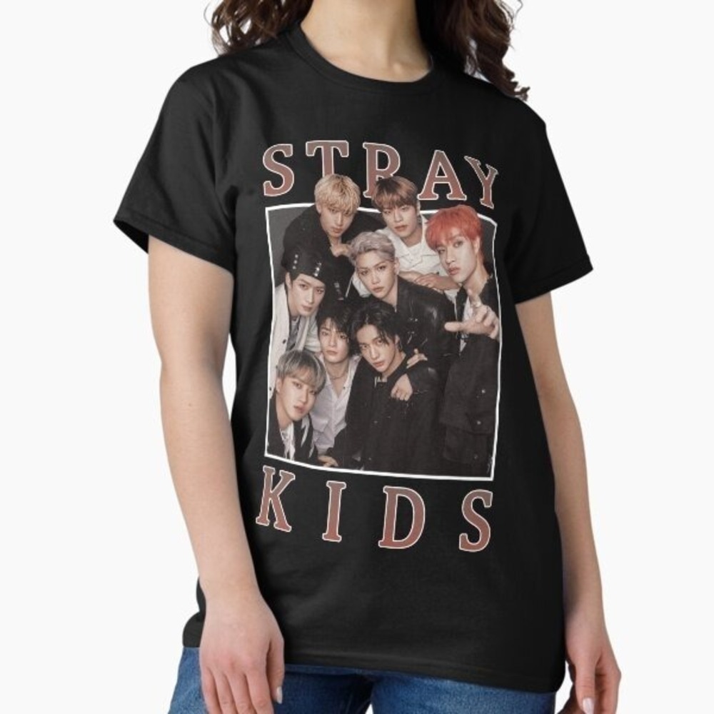 Stray Kids Korean Pop Graphic Kpop Music Unisex Fan Gift T-Shirt